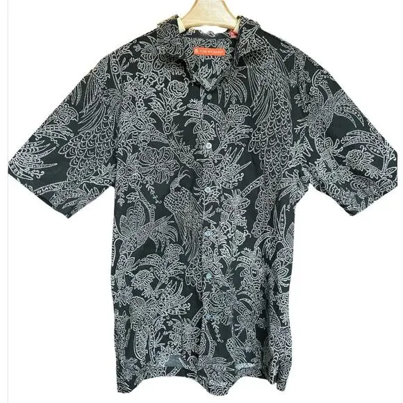 Tori Richard Men’s Button Down Short Sleeve Shirt Size M - Picture 1 of 7